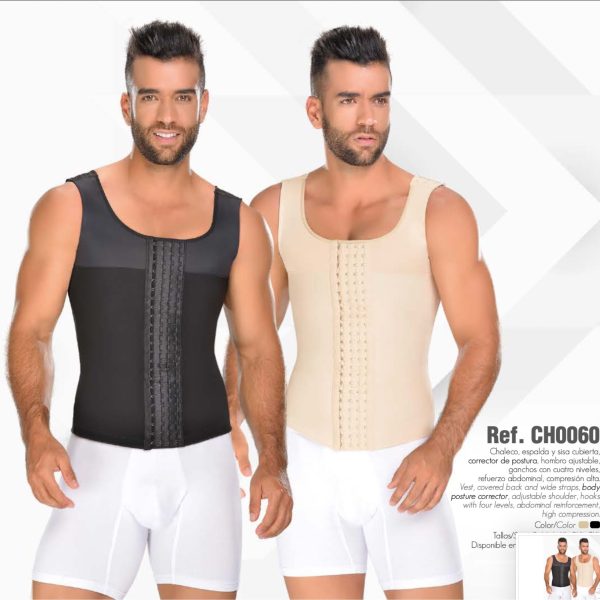 Chaleco masculino con corrector de postura Ref. CH0060