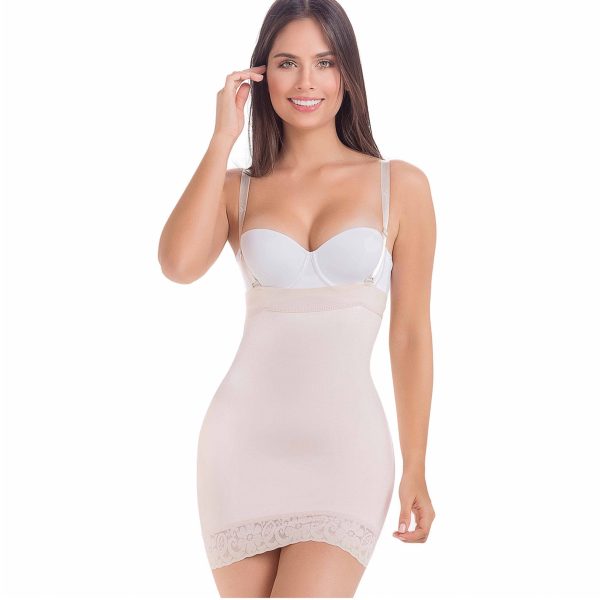 Faja Colombiana Tipo Vestido Strapless | Control de Abdomen Cintura y Cadera D060